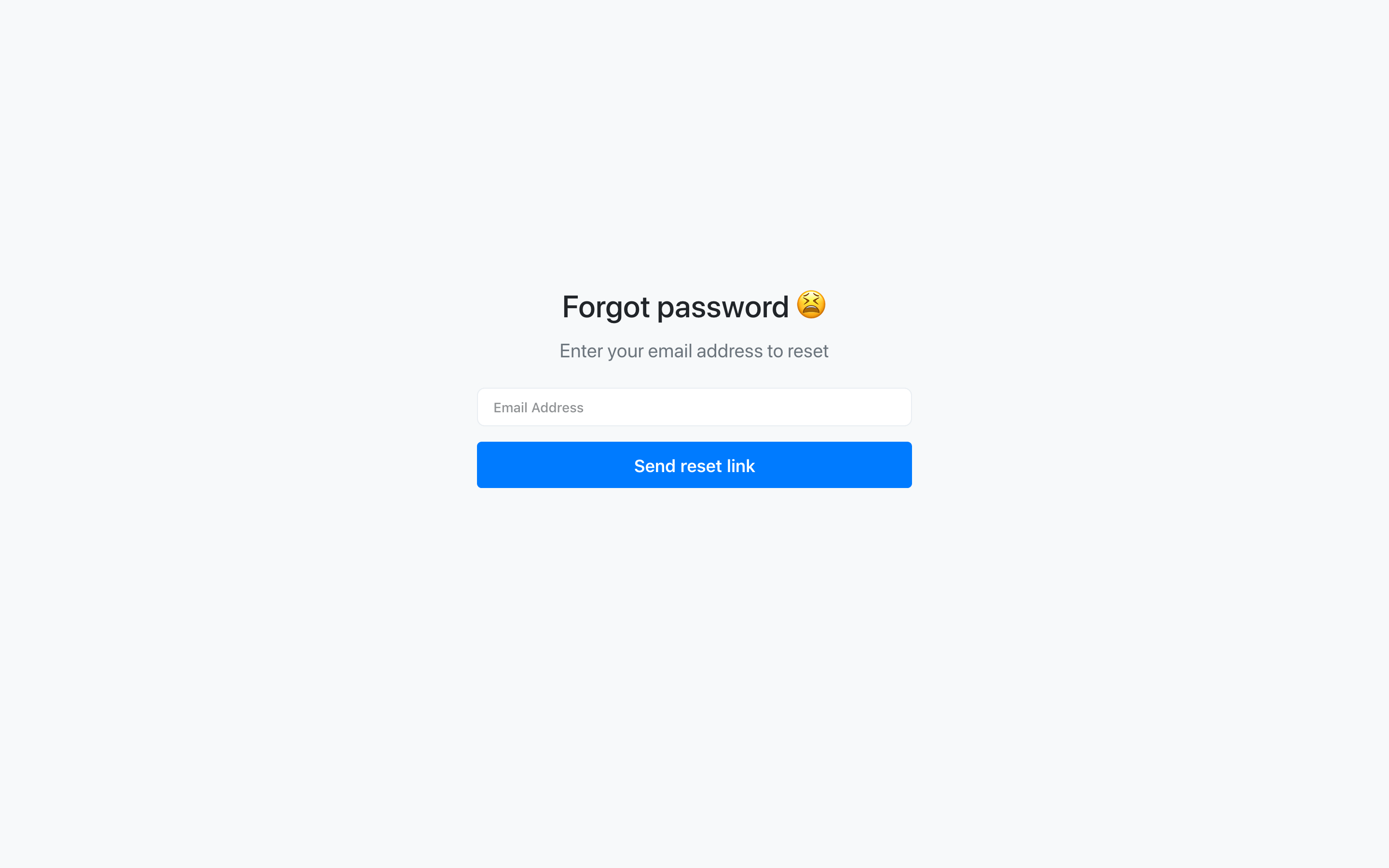 Forgot Password